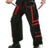 Ladies Fashion Gothic Pant Night Pant Pink Stitch