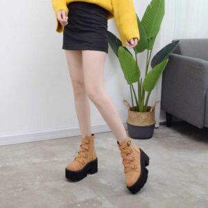 Soul Reaper Black Platform Boots-3375