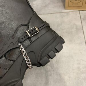 Gothic Ankle Boots Chained -3450