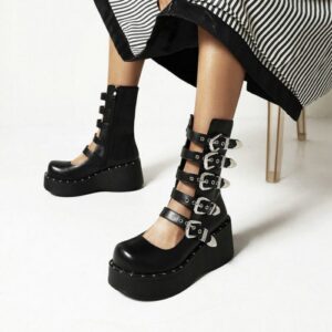 Inbox Double Checked Boots-4864