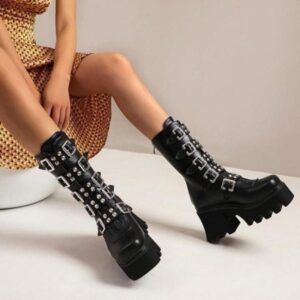 Belt Buckle Boots-3989