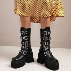 Belt Buckle Boots-3988