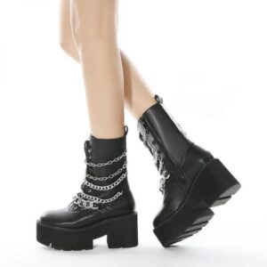 Chained Martin Boots-4291