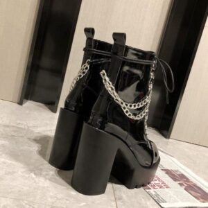Chains Platform Boots-4695