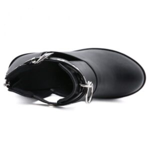 Hollow Out Platform Boots-5172