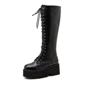 Lace Up High Boots-4132