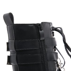 Rivet Buckle Martin Boots-3558