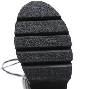 Rivet Buckle Martin Boots-3556
