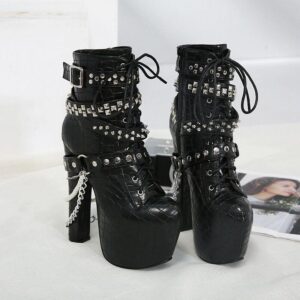 Super High Heel Women’s Boots-3413