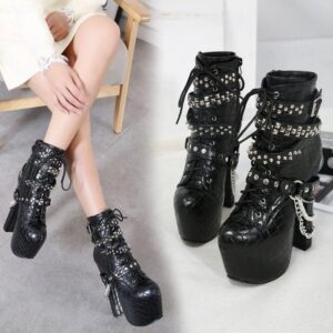 Super High Heel Women’s Boots-3415