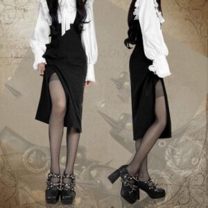 Brutal Rivets Punk Heels-4986