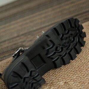 Chain British Style Thick Bottom Shoes-5054
