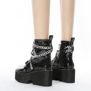 Chained Belt Boots-3425