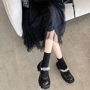 Crystal Mary Jane Shoes-4670