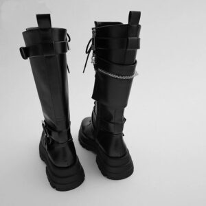 Let Us Die Gothic Boots-3544