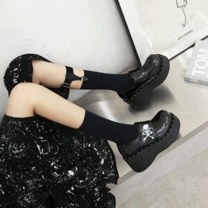 Mary Jane Dark Vintage Shoes-4578