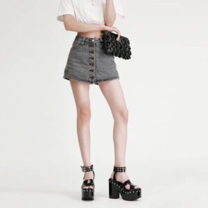 Rivet Platform Sandals-4085