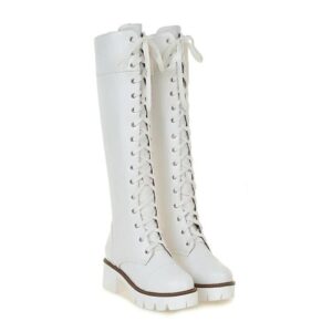 Vintage Knee High Martin Gothic Boots-3513