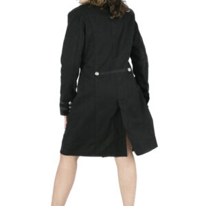 New Black women military jacket-5519
