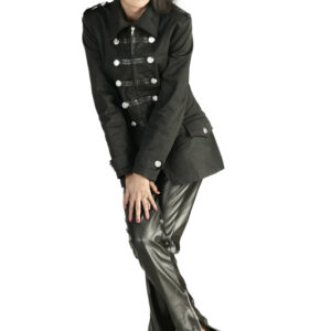 Classic Gothic Military Jacket-5309