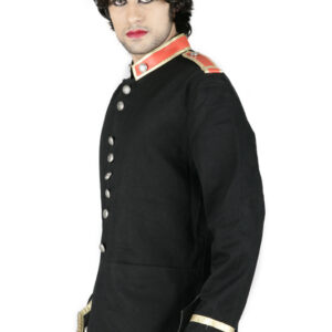 Men Russian steampunk coat-5516