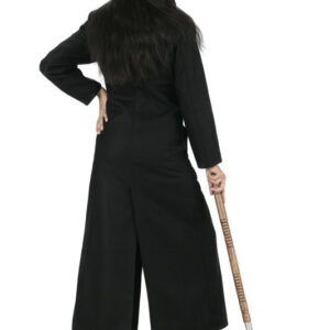 Stylish Floor Length Coat Women In Black-5330