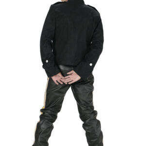 Men's single breasted gothic military jacket-6274