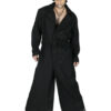 Black Long De Ball gothic Long Coat
