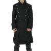 Black Long De Ball gothic Long Coat
