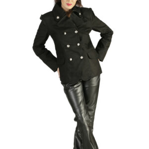 Classic Ladies Black Blazer Coat -5817