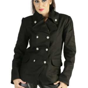 Classic Ladies Black Blazer Coat -5818