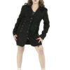 Black Long De Ball gothic Long Coat