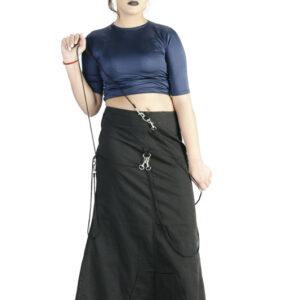 Devil long gothic skirt -6213