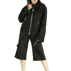 Black Long De Ball gothic Long Coat
