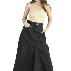 Frontier Classic Black long kilt skirt -6229
