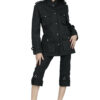 Black Long De Ball gothic Long Coat