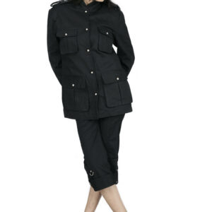 Goth Women black Army Jacket & military coat -6466
