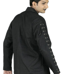 Gothic Black Pistol Men's punk shirt -6250