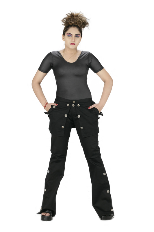 Black Long De Ball gothic Long Coat