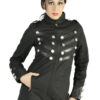 Black Long De Ball gothic Long Coat