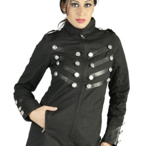 Black Long De Ball gothic Long Coat