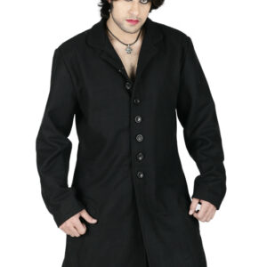 Black Long De Ball gothic Long Coat