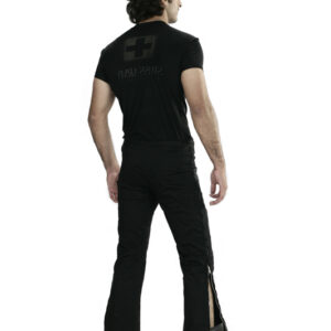 Men Dark Black regular fit pant-6189