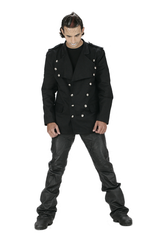 Black Long De Ball gothic Long Coat