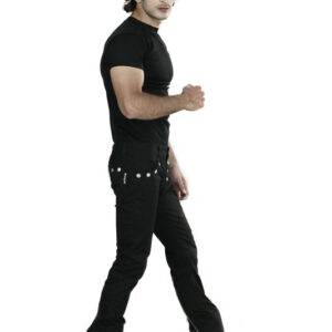 Modern Fitted Gothic Pant for Men-5902