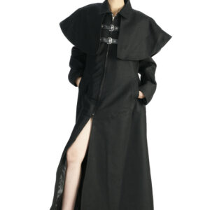 Black Long De Ball gothic Long Coat