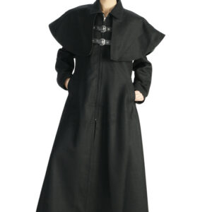 Normandy Long Gothic Cape Coat-5664