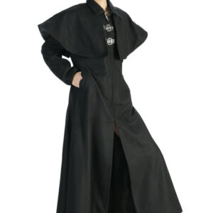 Normandy Long Gothic Cape Coat-5665