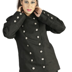 Black Long De Ball gothic Long Coat