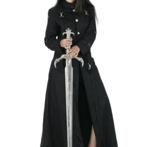 Black Long De Ball gothic Long Coat